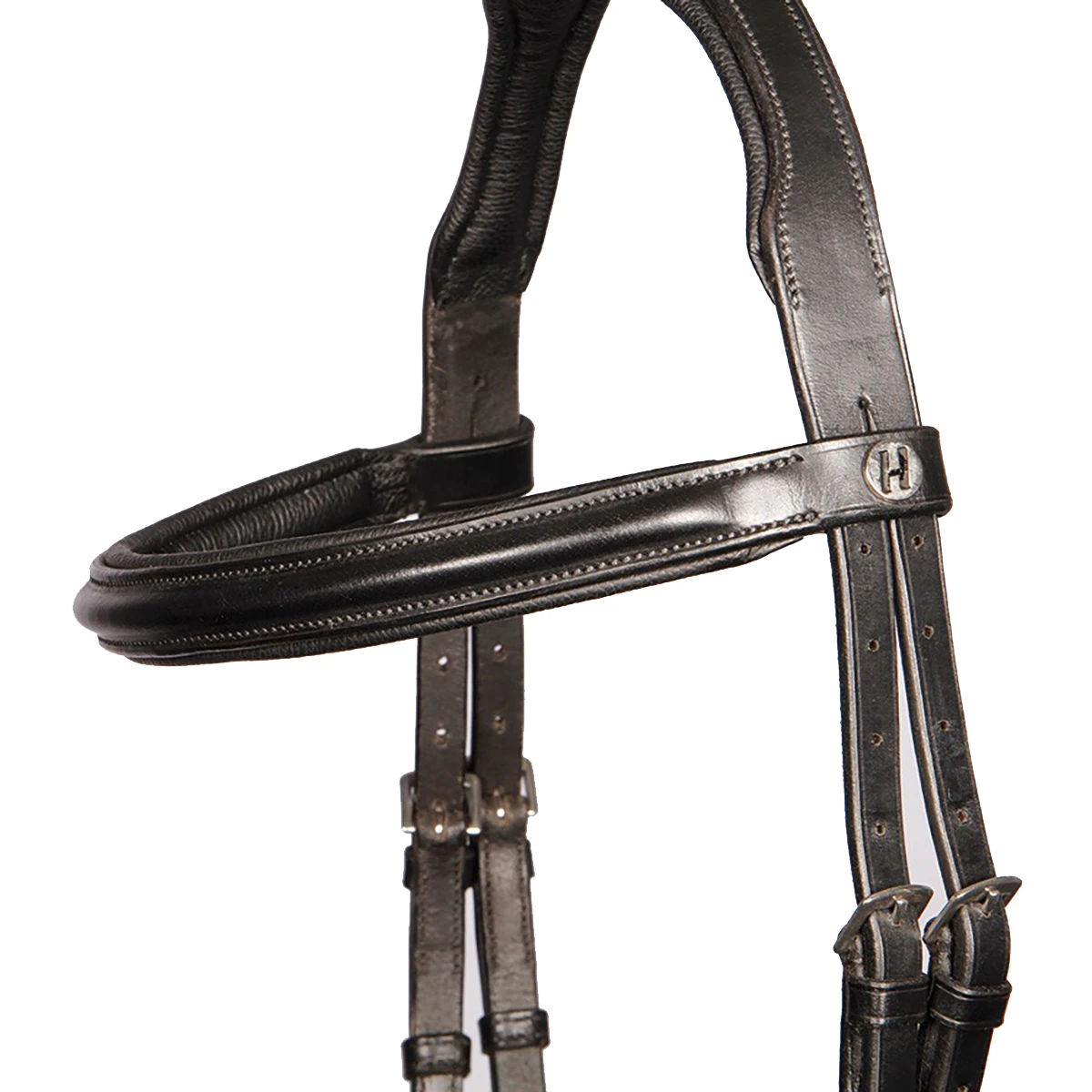 Bitloos Hoofdstel Harry's Horse Sidepull Zwart - Afbeelding 3