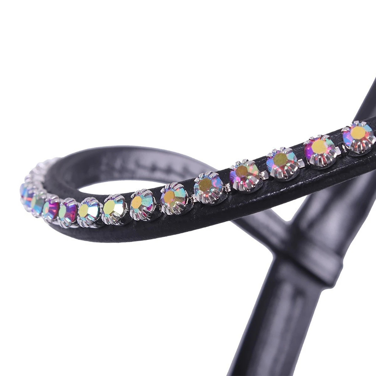 Bitloos Hoofdstel QHP Sunna Zwart - Afbeelding 4