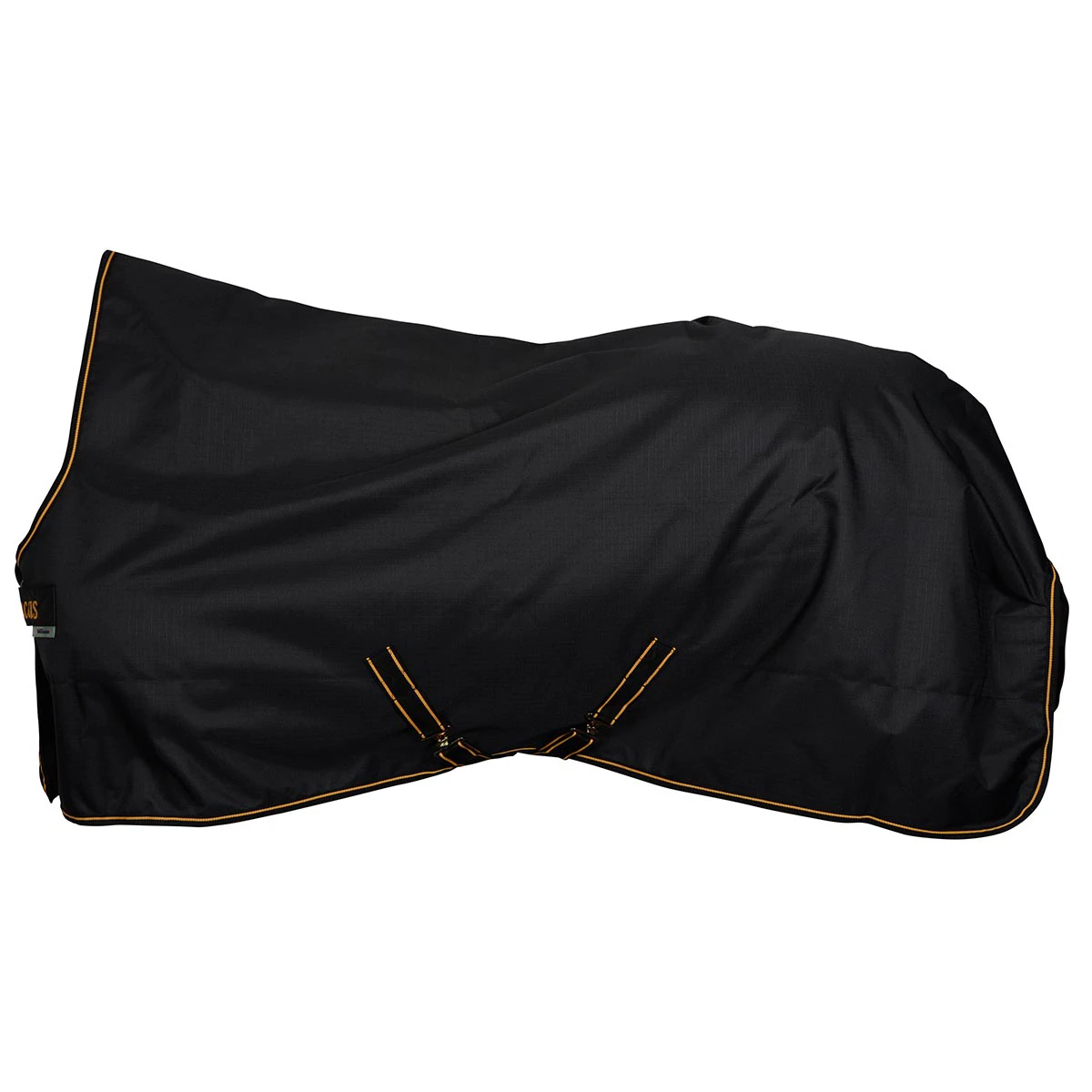 Deken Bucas Irish Turnout Light High Neck 50gr Zwart-goud