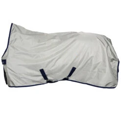 Deken Bucas Power Turnout Extra High Neck 300gr Zilver