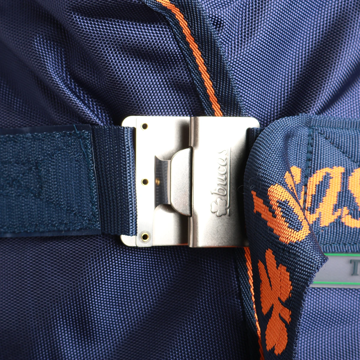 Deken Bucas Therapy Turnout Light Donkerblauw-oranje - Afbeelding 4