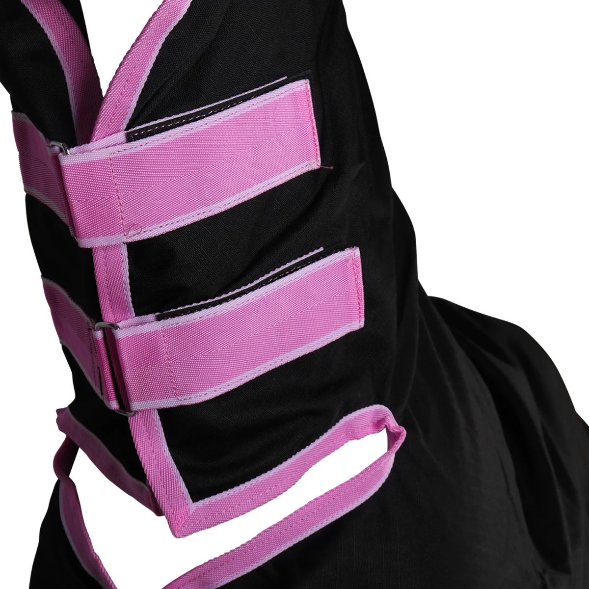 Deken Epplejeck Junior Full Neck 0gr Zwart-roze - Afbeelding 3