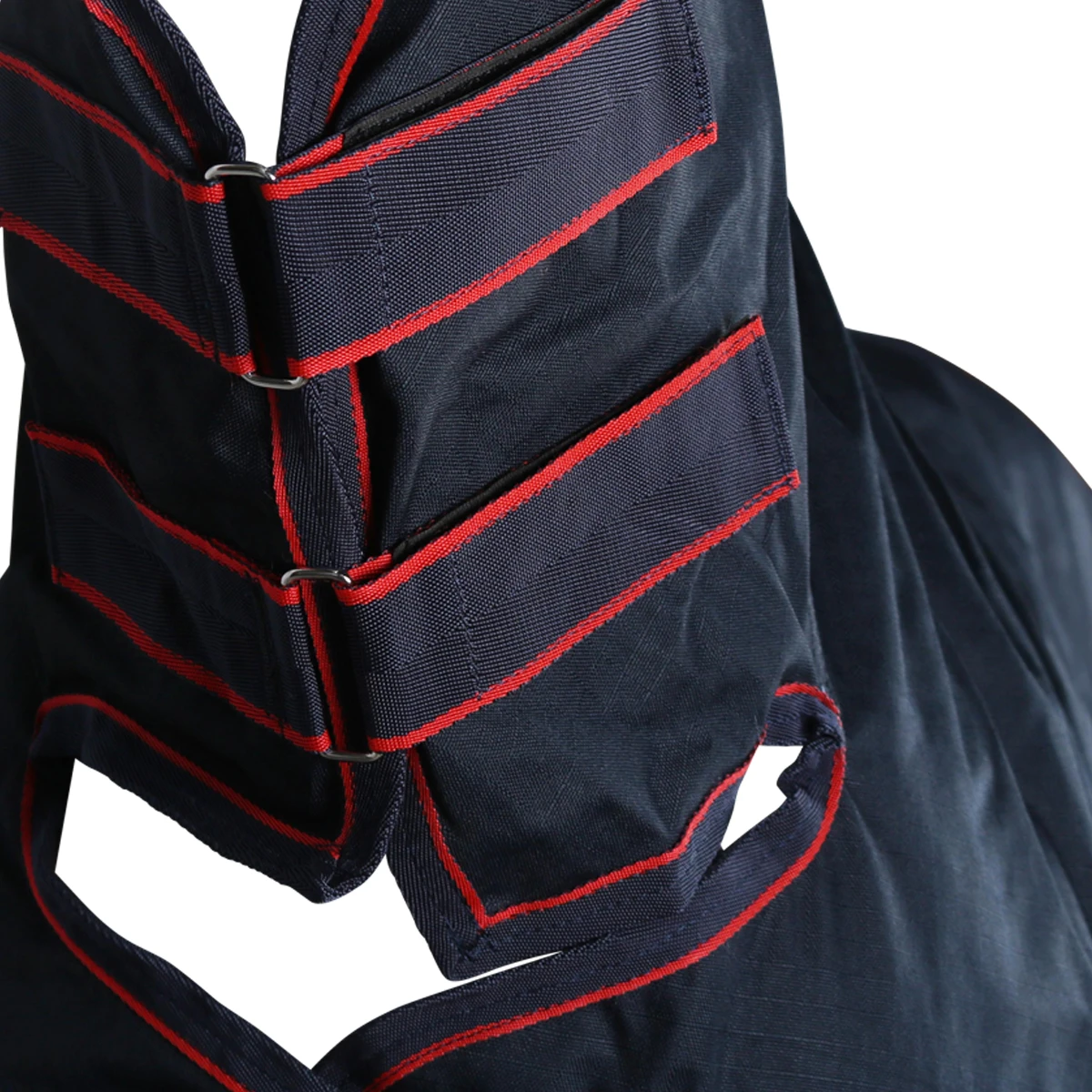 Deken Epplejeck Junior Full Neck 300gr Donkerblauw-rood - Afbeelding 2