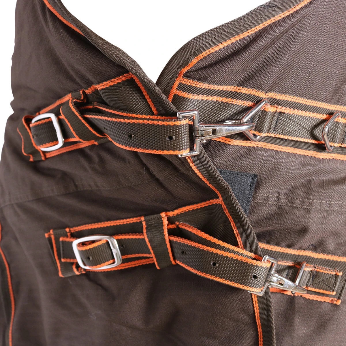 Deken Epplejeck Rindal Full Neck 370gr Bruin - Afbeelding 3