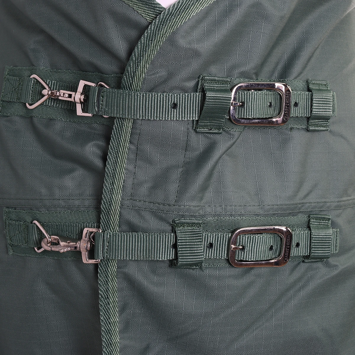 Deken Harry's Horse Thor 0gr Fleece Donkergroen - Afbeelding 4