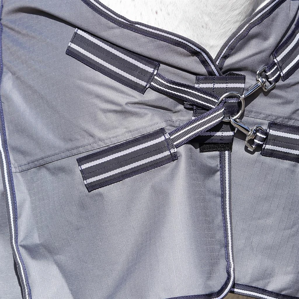 Deken Horsegear Colcha 0gr Donkergrijs-blauw - Afbeelding 5