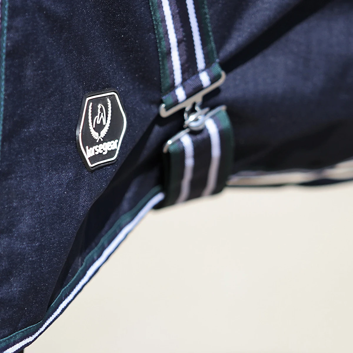 Deken Horsegear Colcha 200gr Donkerblauw-groen - Afbeelding 5