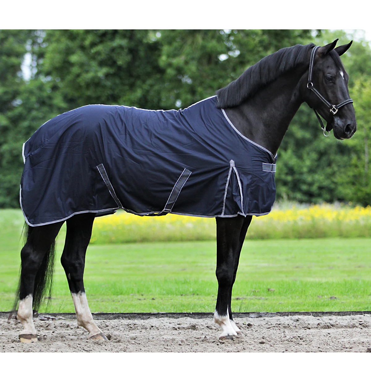 Deken Horsegear Cooler Thin Donkerblauw - Afbeelding 3