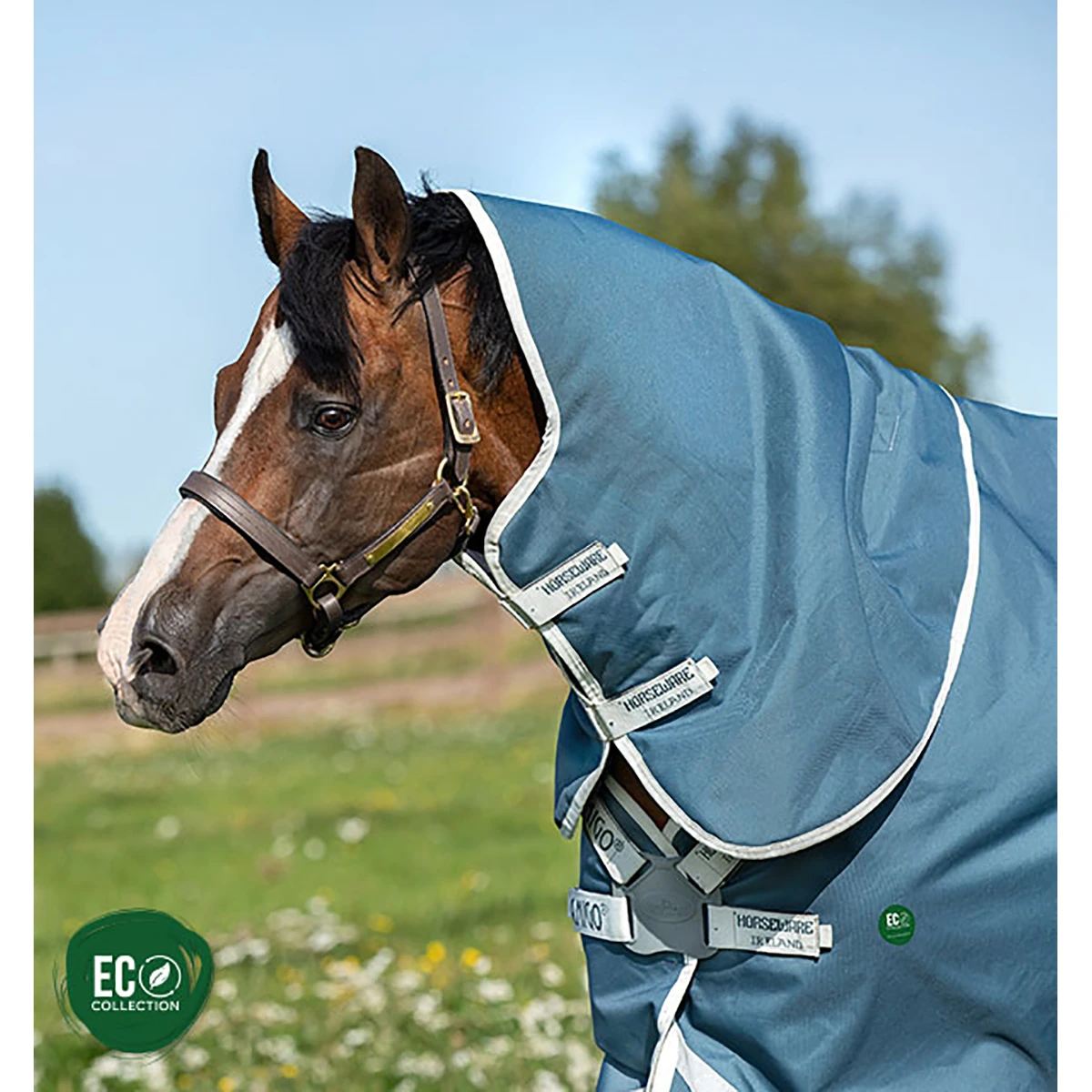 Deken Horseware Amigo Ameco 12 Plus Turnout 0gr Donkergrijs - Afbeelding 3