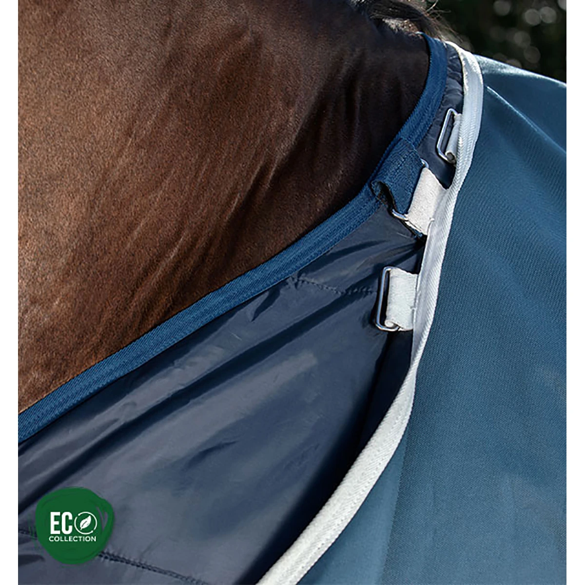 Deken Horseware Amigo Ameco 12 Plus Turnout 0gr Donkergrijs - Afbeelding 5
