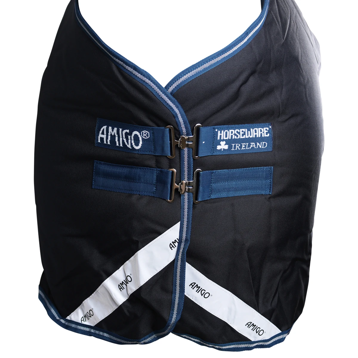 Deken Horseware Amigo Bravo Heavy Turnout 400gr Donkerblauw - Afbeelding 2