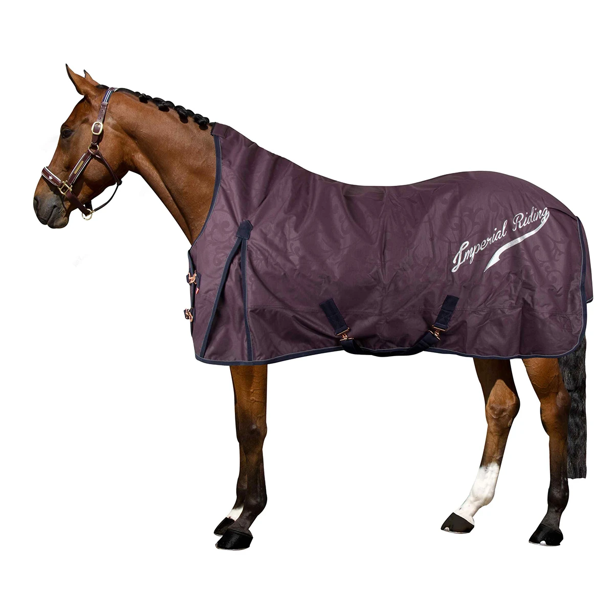 Deken Imperial Riding IRHSuper-Dry 0gr Donkerrood - Afbeelding 2