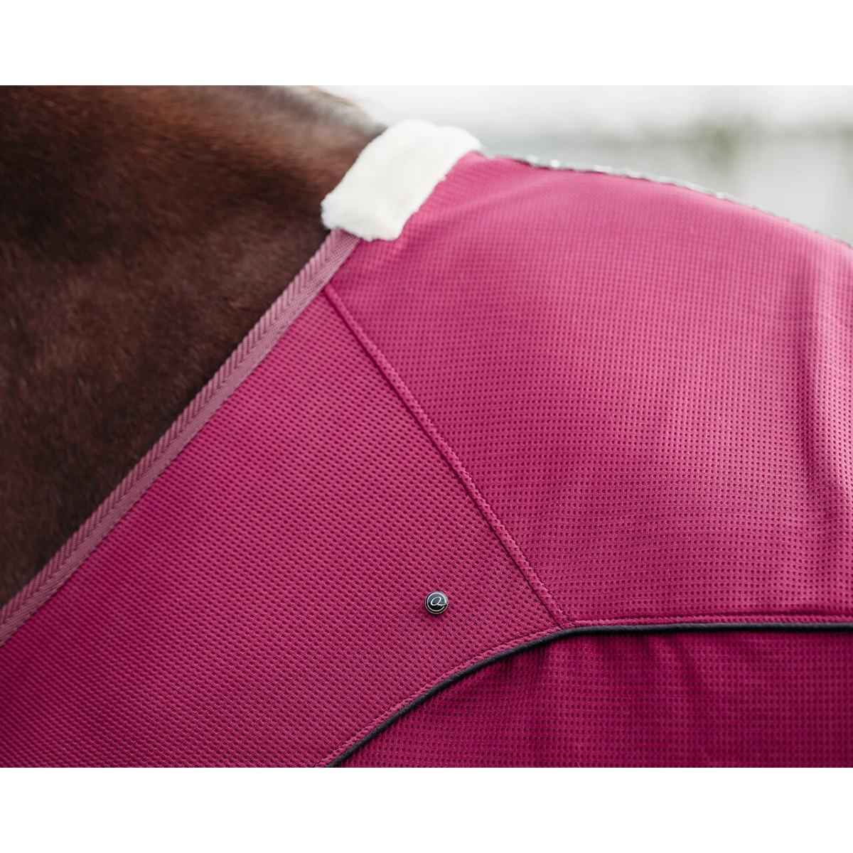 Deken QHP Coolmesh Astana Donkerrood - Afbeelding 4