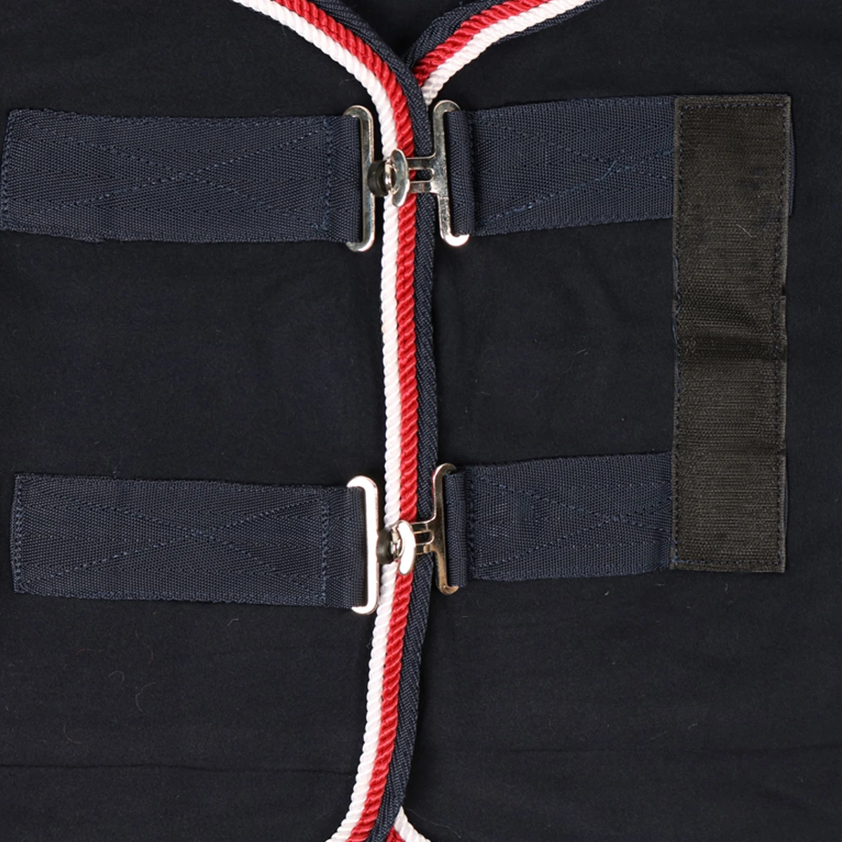 Deken QHP Eldorado Fleece Donkerblauw - Afbeelding 3