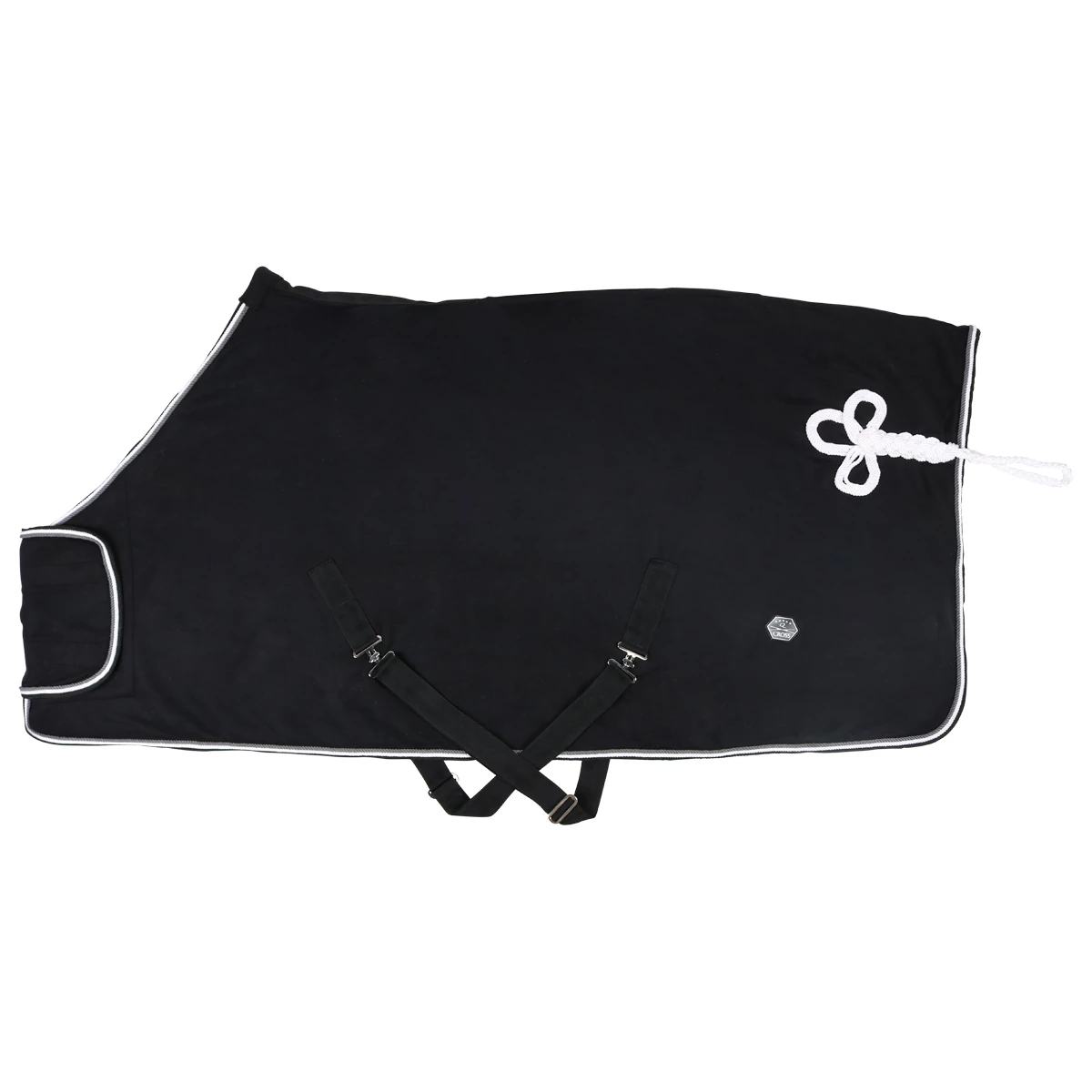 Deken QHP Eldorado Fleece Zwart