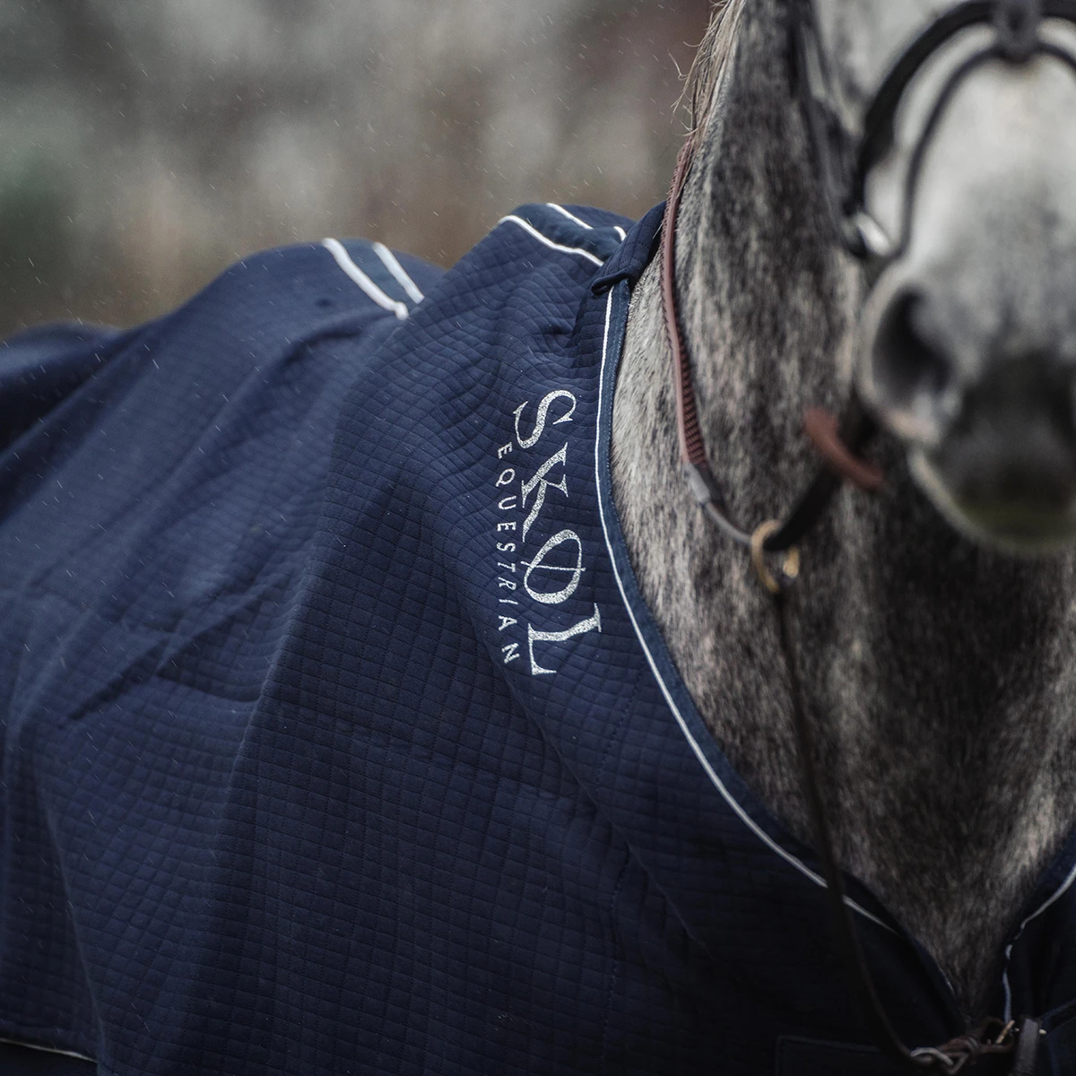 Deken SKØL Cooler Ebba Donkerblauw - Afbeelding 3