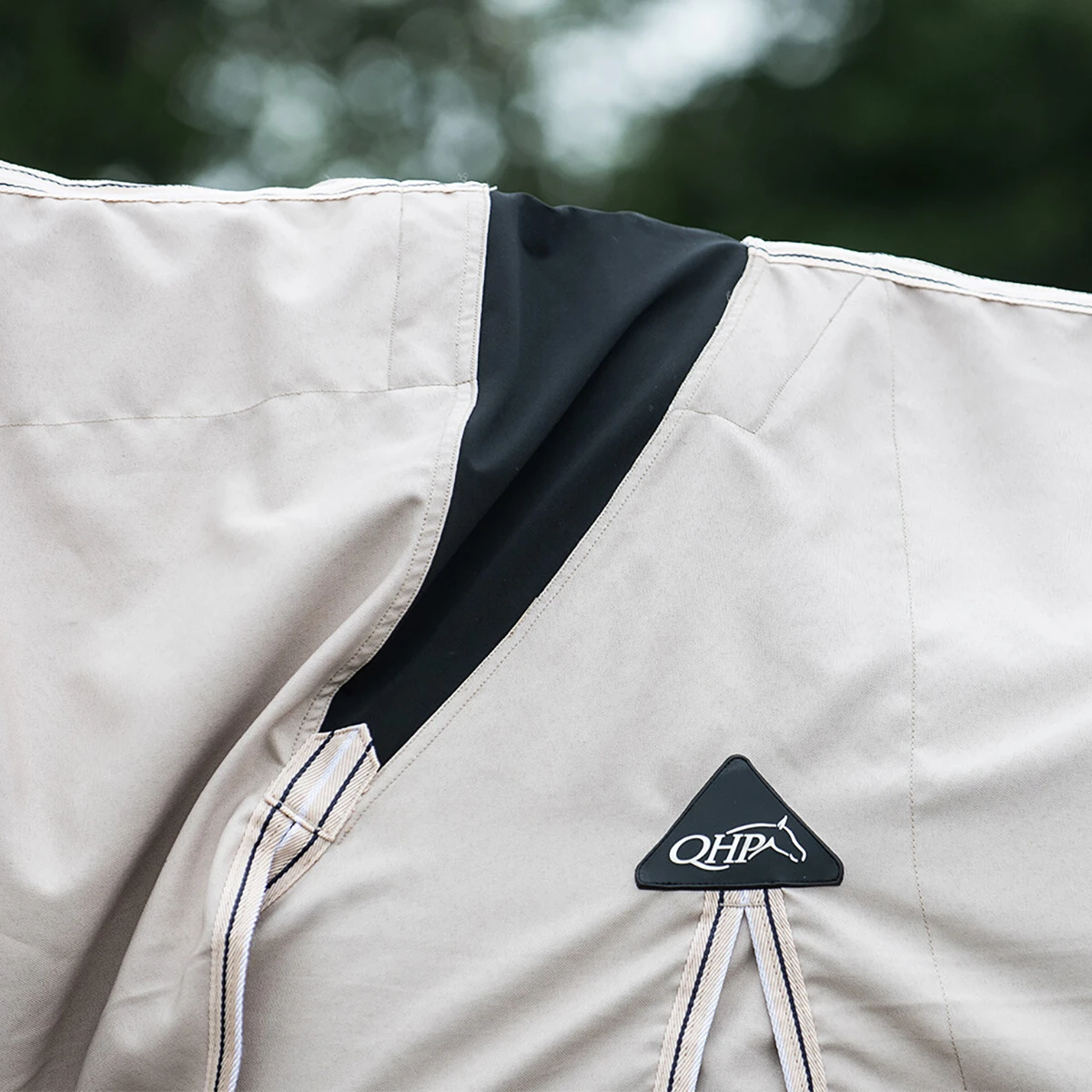 Eczeemdeken QHP Hoodie Beige Lichtbruin - Afbeelding 4