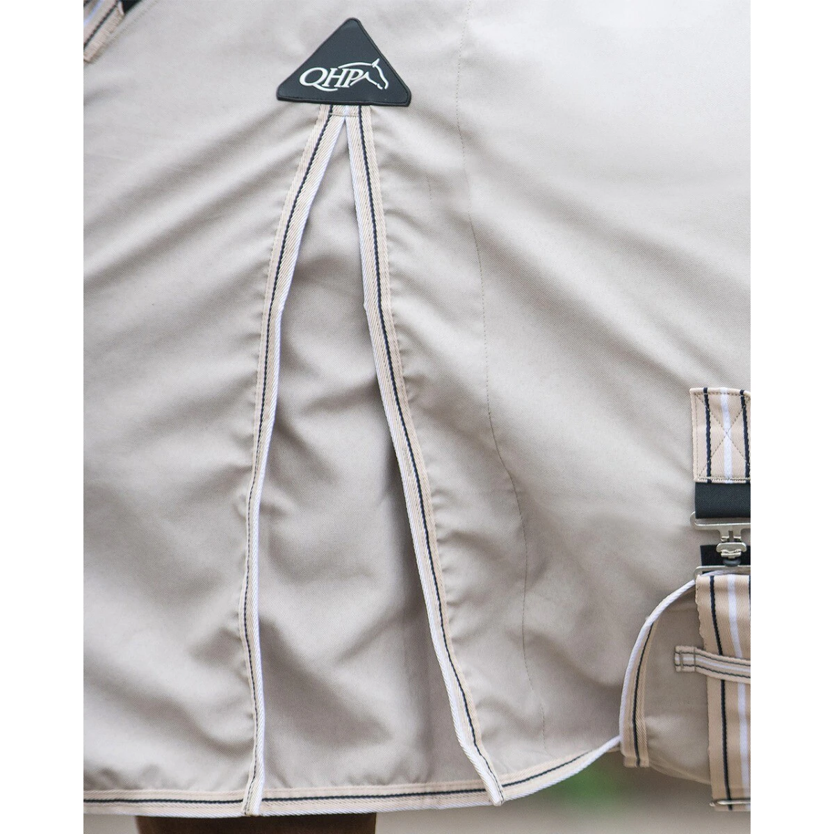 Eczeemdeken QHP Hoodie Beige Lichtbruin - Afbeelding 5