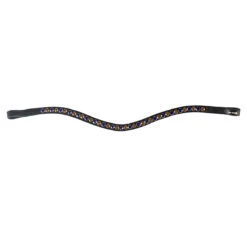 Frontriem Horka Colori Black Black-beige