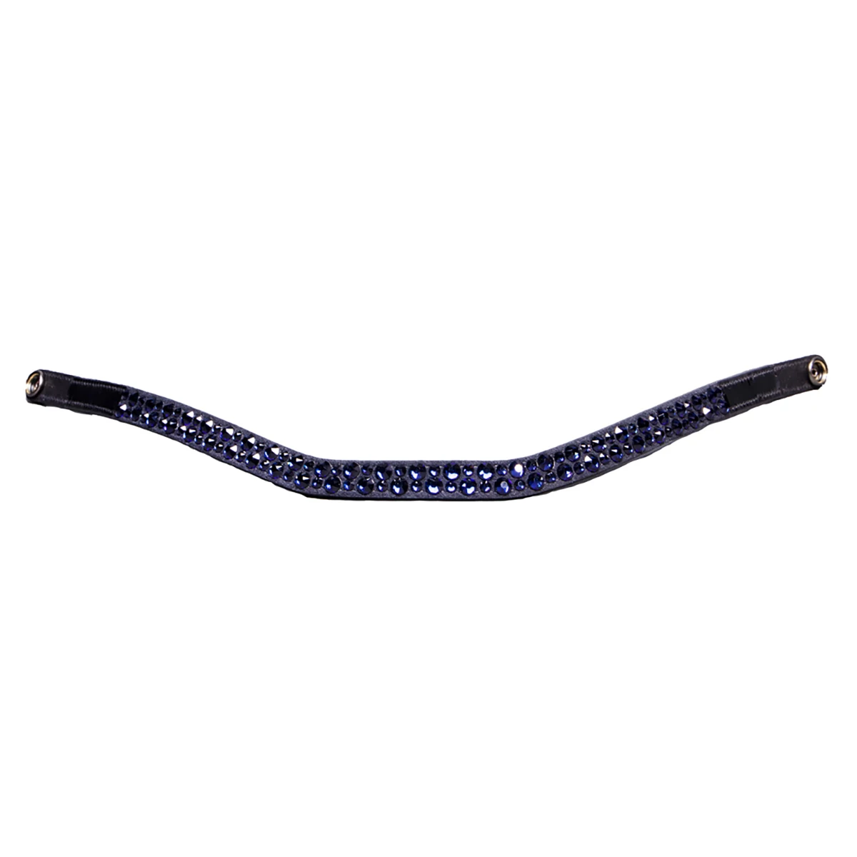 Frontriem PresTeq StarGlow Bruin-lichtblauw