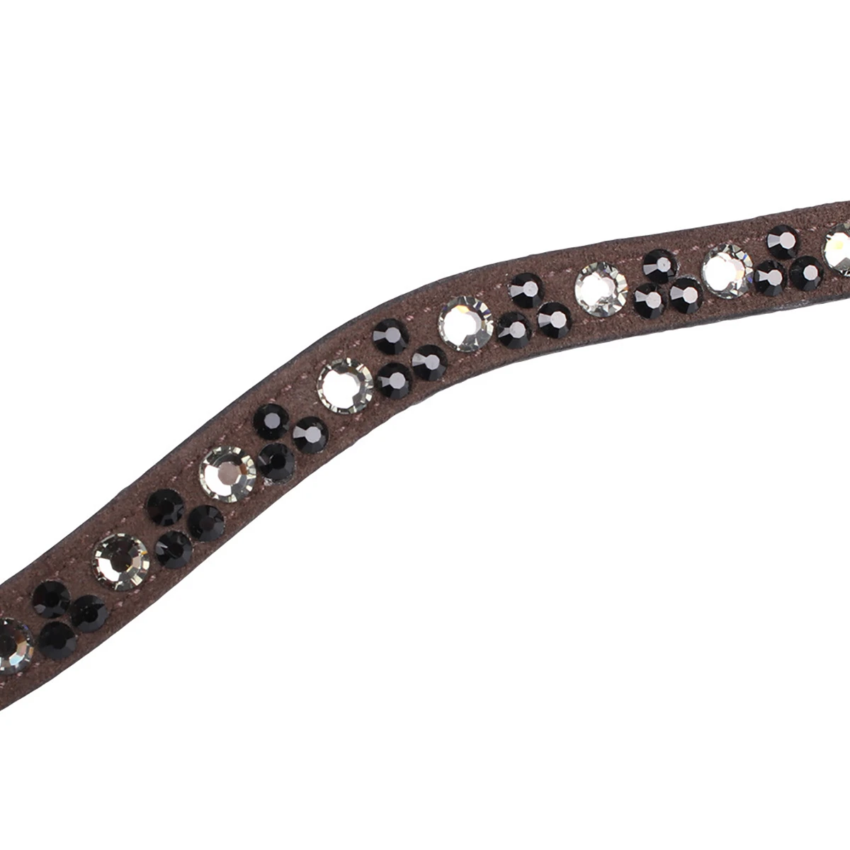 Frontriem QHP Eldorado Bruin-wit - Afbeelding 2