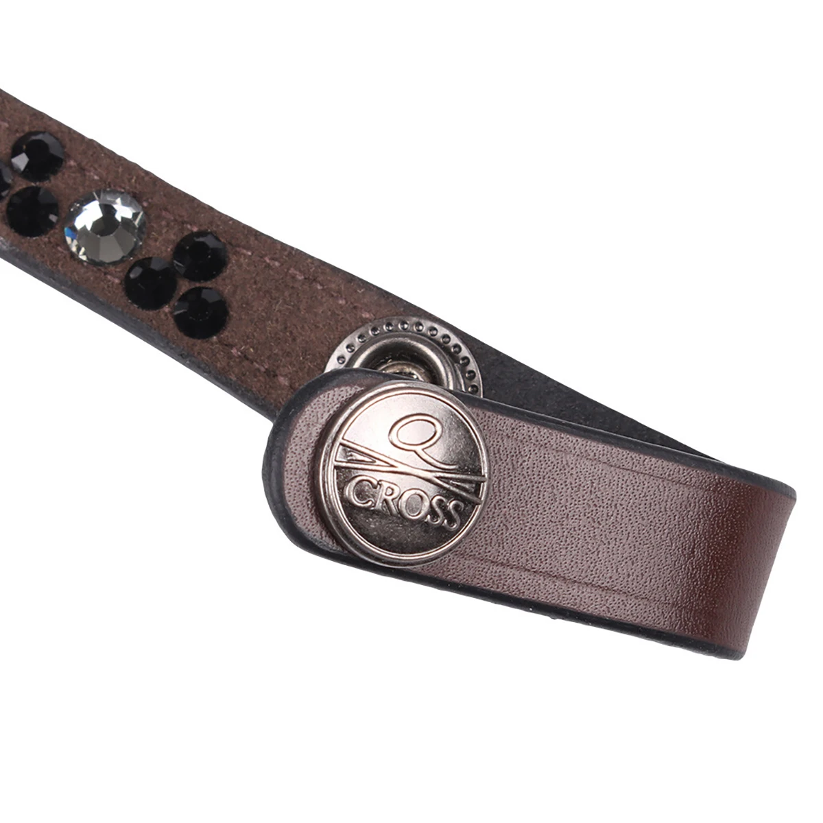 Frontriem QHP Eldorado Bruin-wit - Afbeelding 3