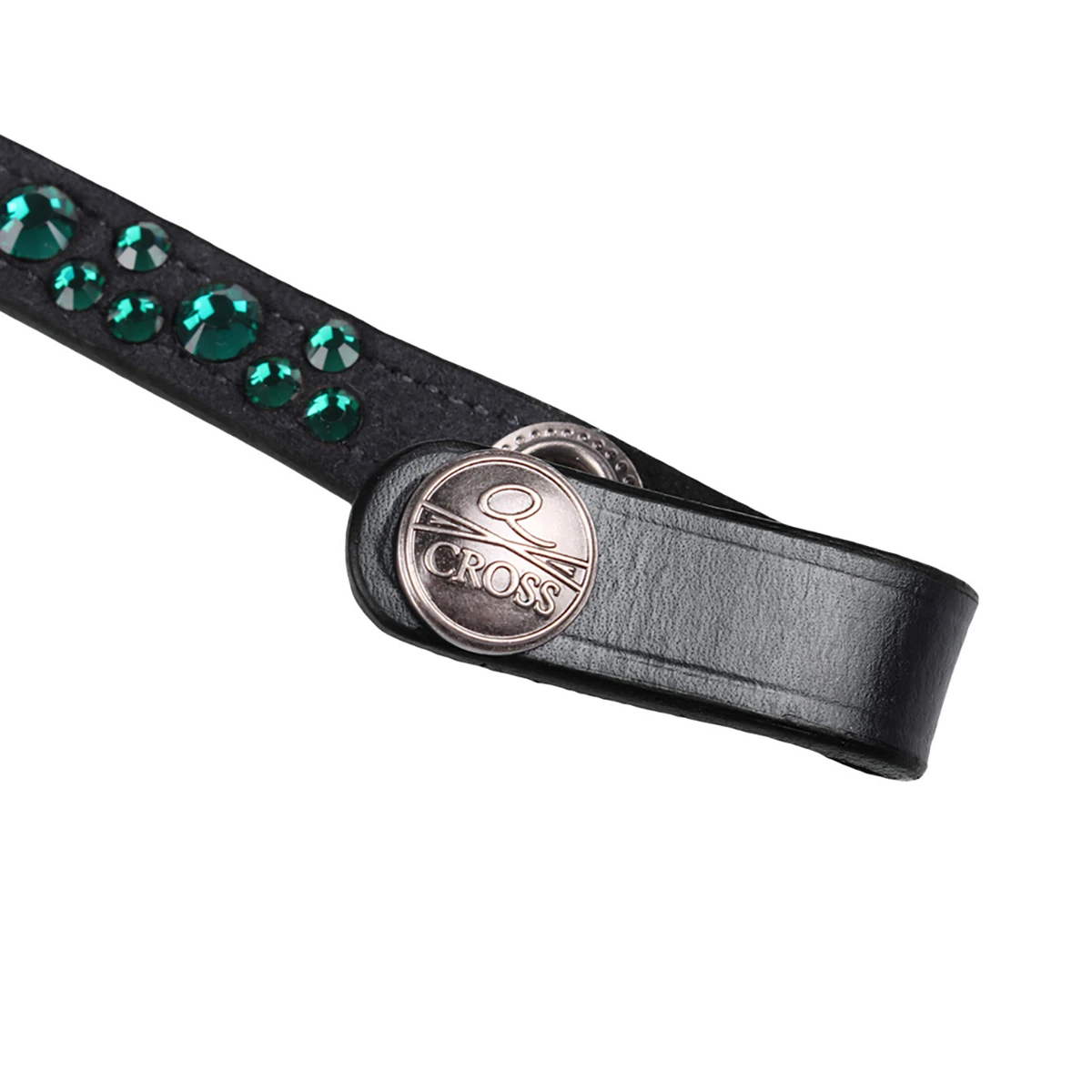 Frontriem QHP Eldorado Zwart-groen - Afbeelding 4