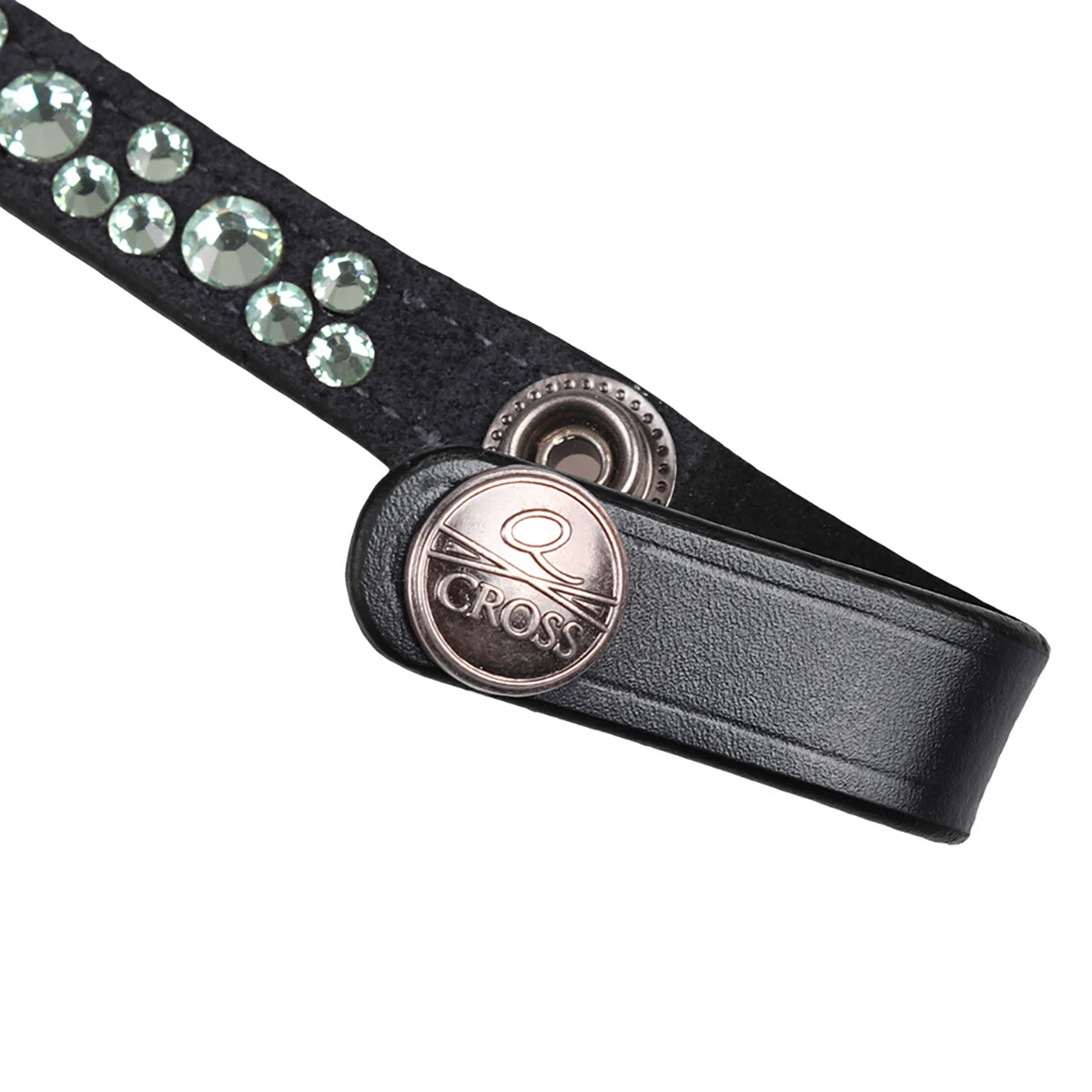 Frontriem QHP Eldorado Zwart-turquoise - Afbeelding 4