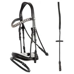 Hoofdstel Anky Comfort Fit Combined Zwart-wit