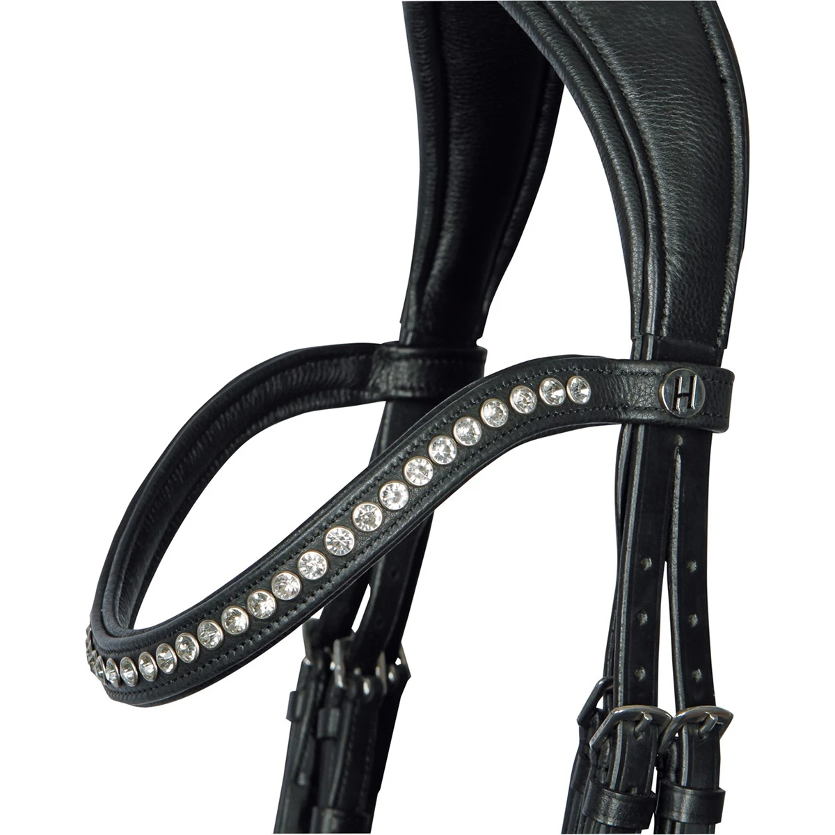 Hoofdstel Harry's Horse Nero Soft Zwart-zilver - Afbeelding 2