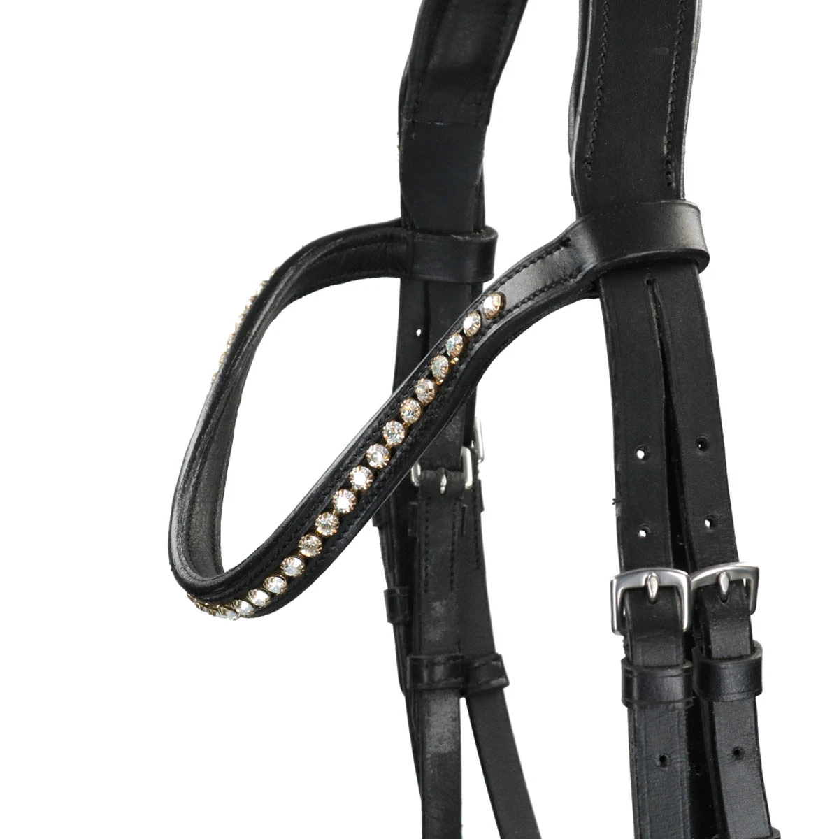 Hoofdstel Horsegear Wenen Zwart - Afbeelding 2