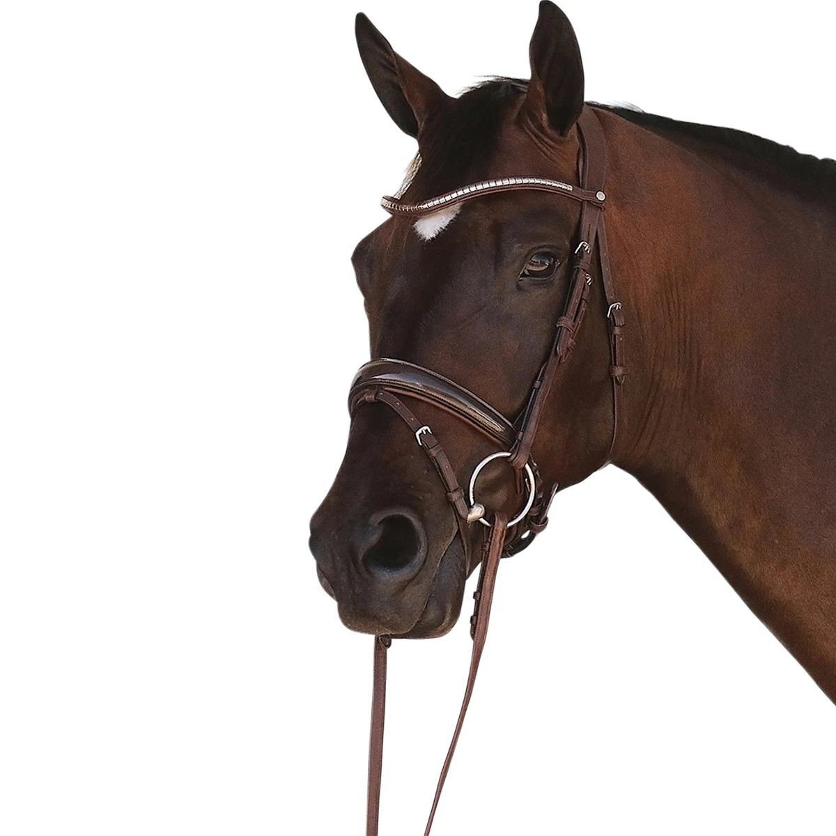 Hoofdstel Montar Normandie Deluxe Bruin - Afbeelding 3