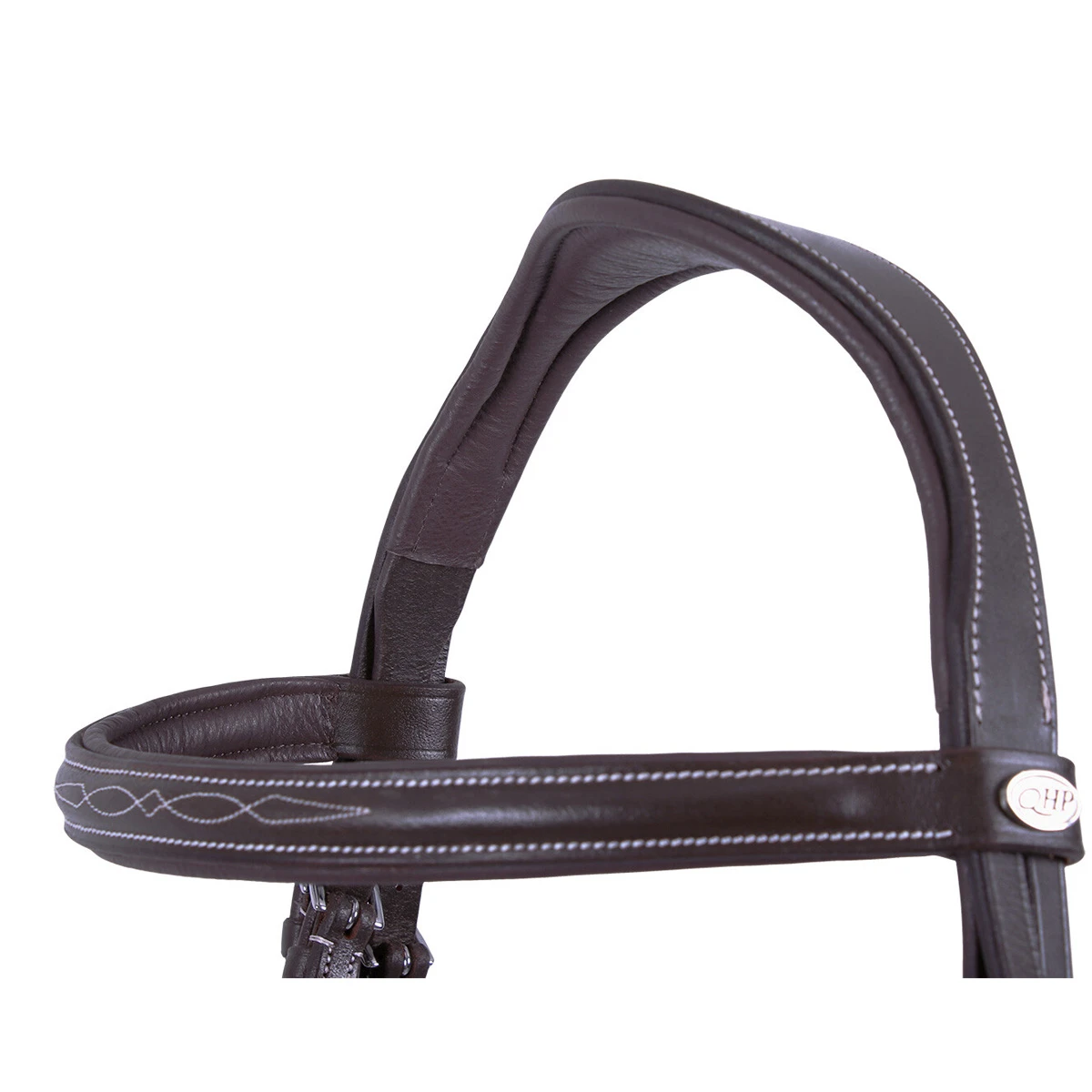 Hoofdstel QHP Luxe Lichtbruin - Afbeelding 2