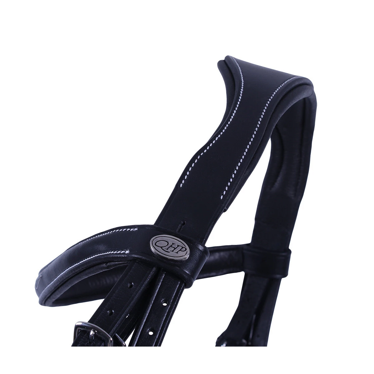 Hoofdstel QHP Luxe Zwart - Afbeelding 3