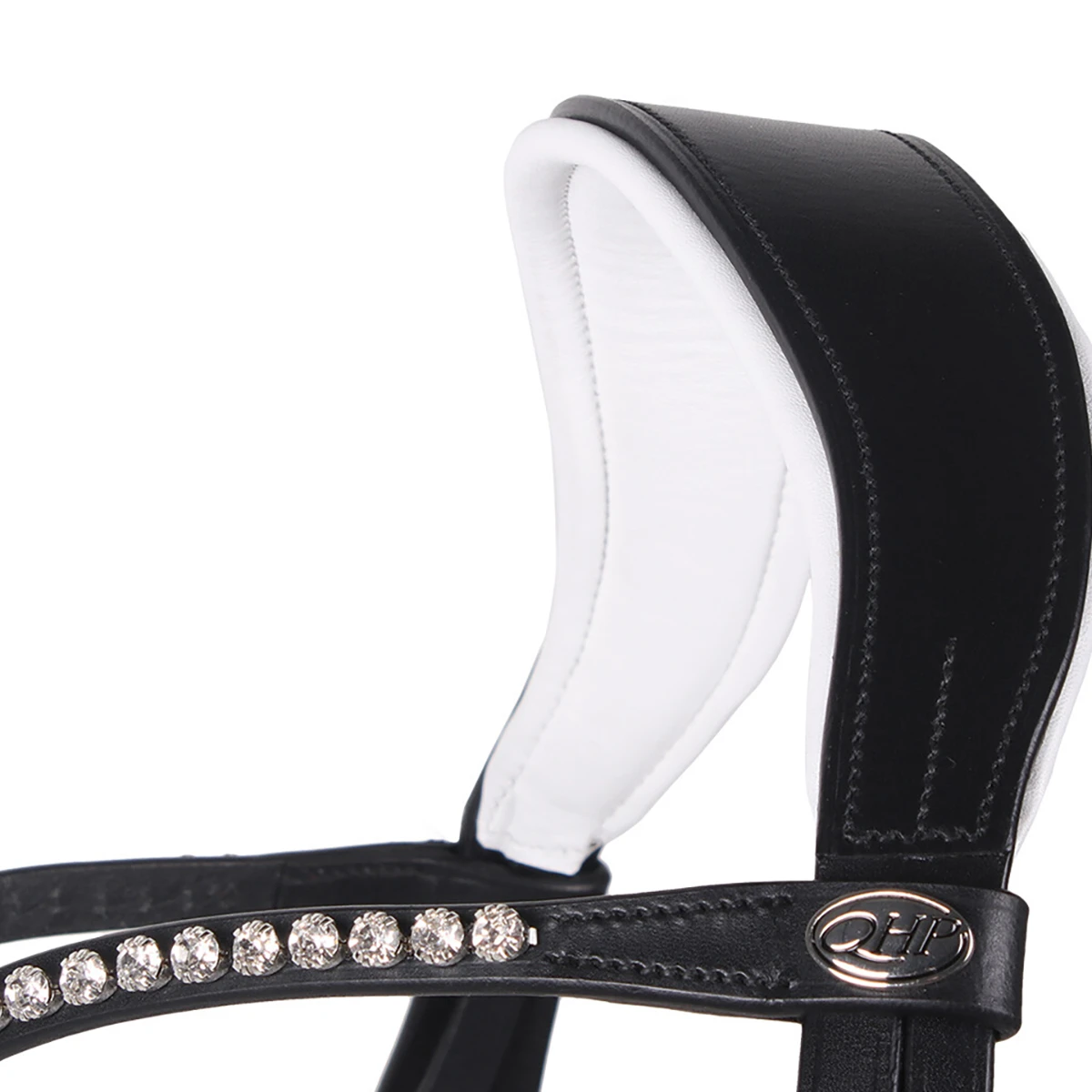 Hoofdstel QHP Nehza Zwart-wit - Afbeelding 3