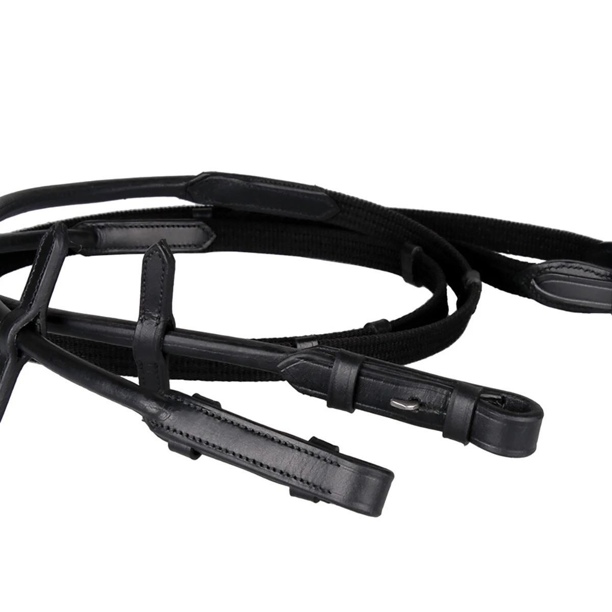 Hoofdstel QHP Nehza Zwart-wit - Afbeelding 6