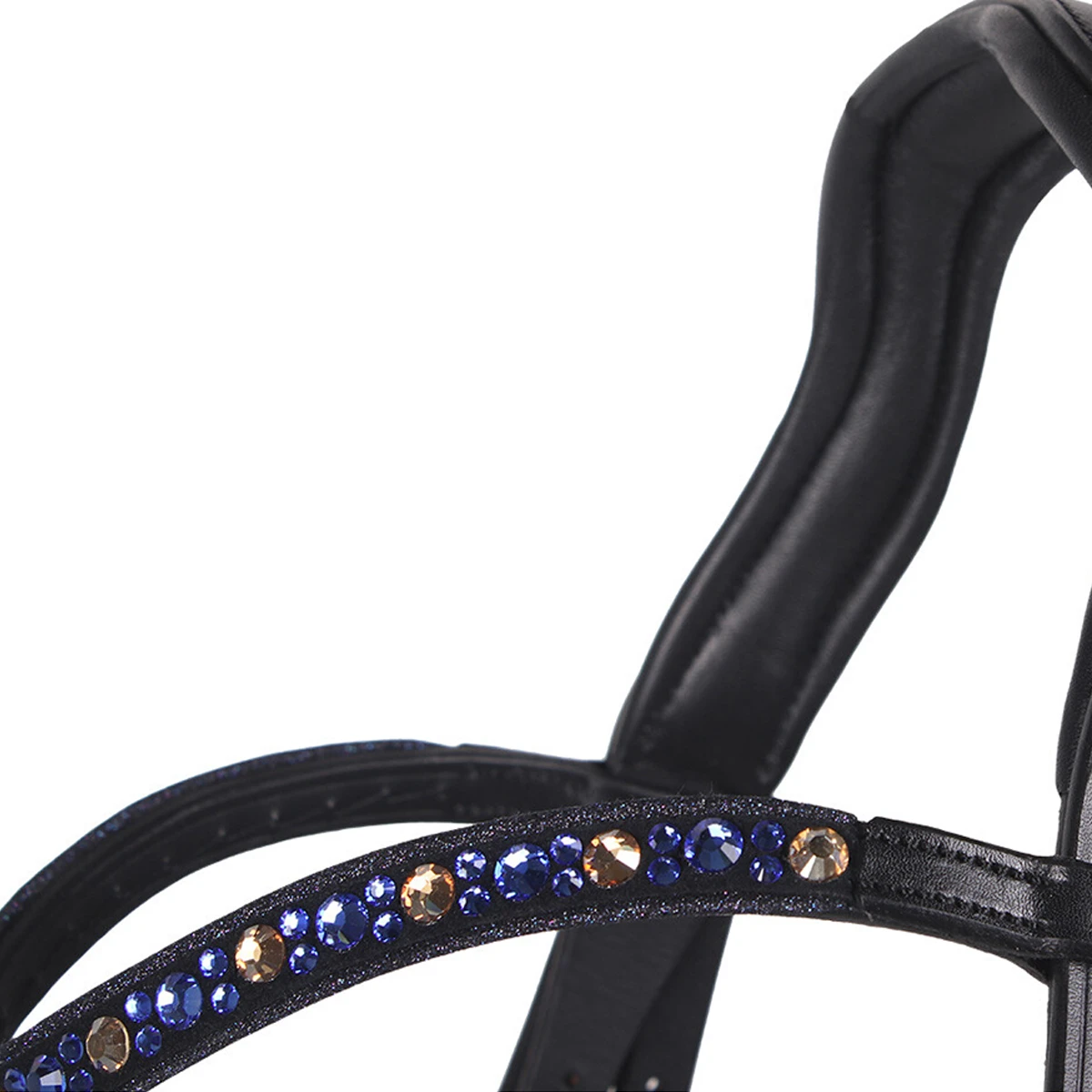 Hoofdstel QHP Orlando Black-blue - Afbeelding 3