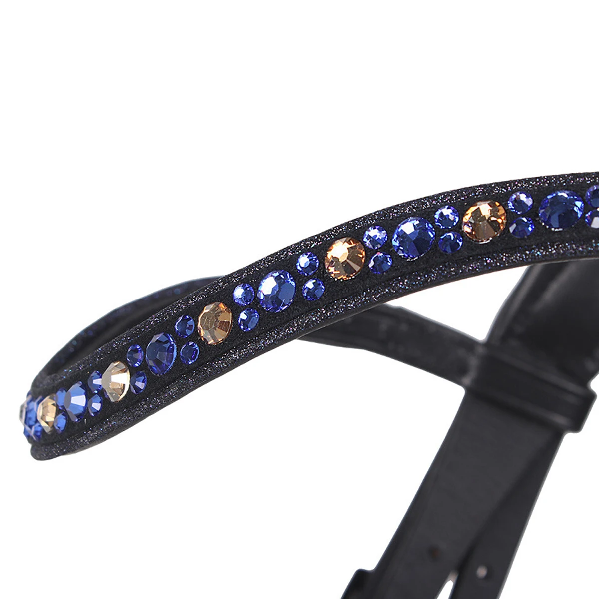 Hoofdstel QHP Orlando Black-blue - Afbeelding 4