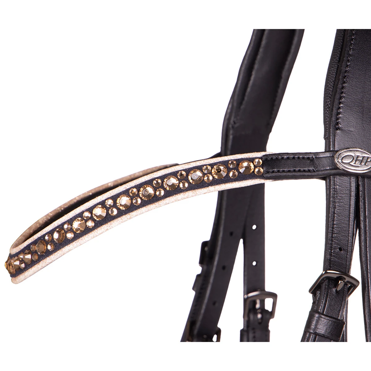 Hoofdstel QHP Orlando Black-brown - Afbeelding 3