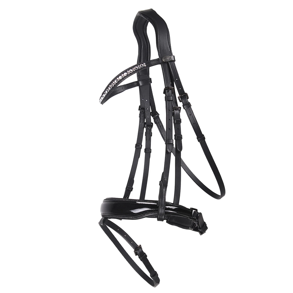 Hoofdstel QHP Orlando Zwart