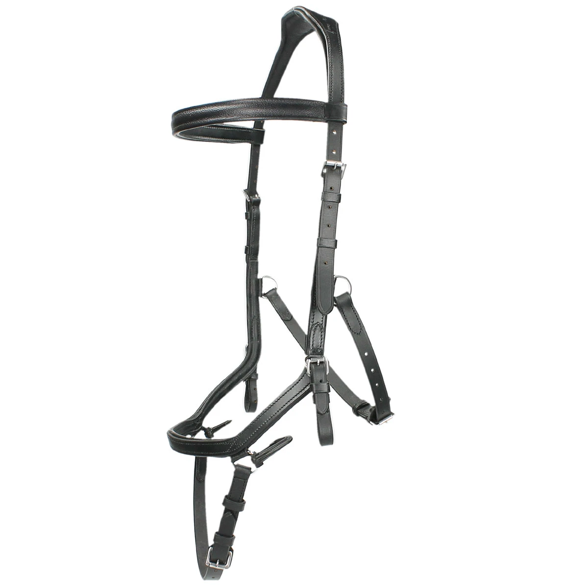 Hoofdstel Rambo Micklem Competition Bridle Zwart