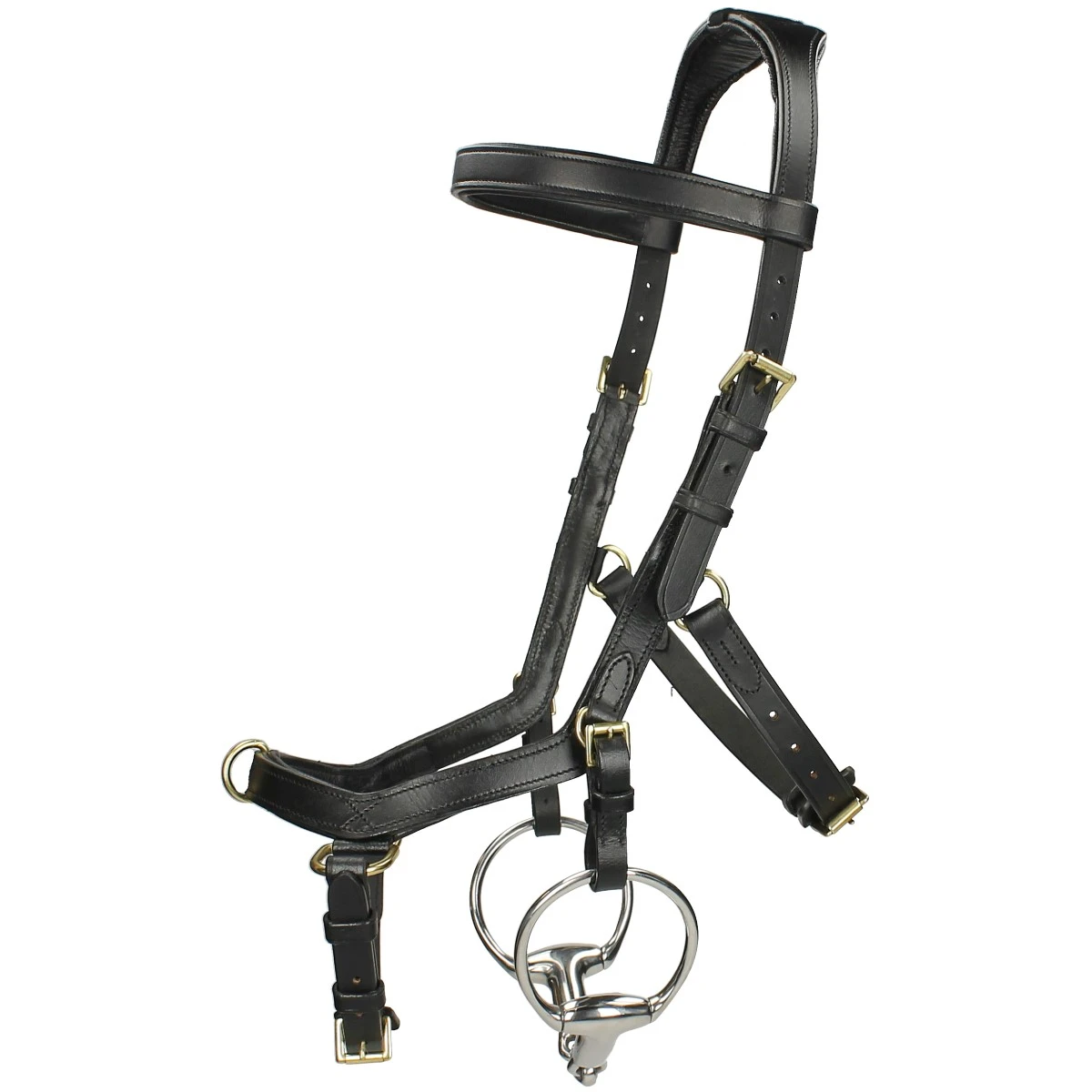 Hoofdstel Rambo Micklem Multi Bridle Zwart