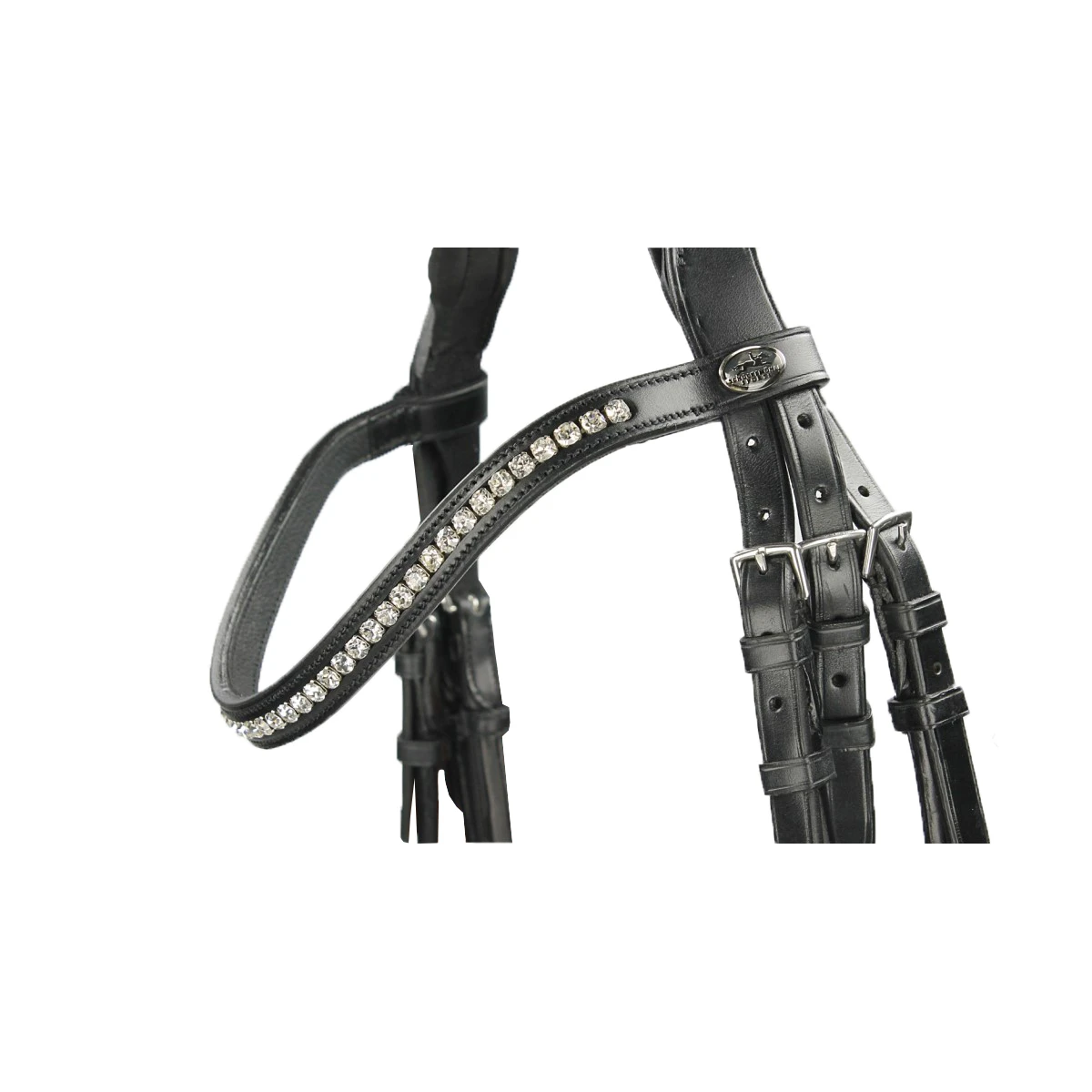 Hoofdstel Schockemöhle Malibu Zwart-zilver - Afbeelding 2