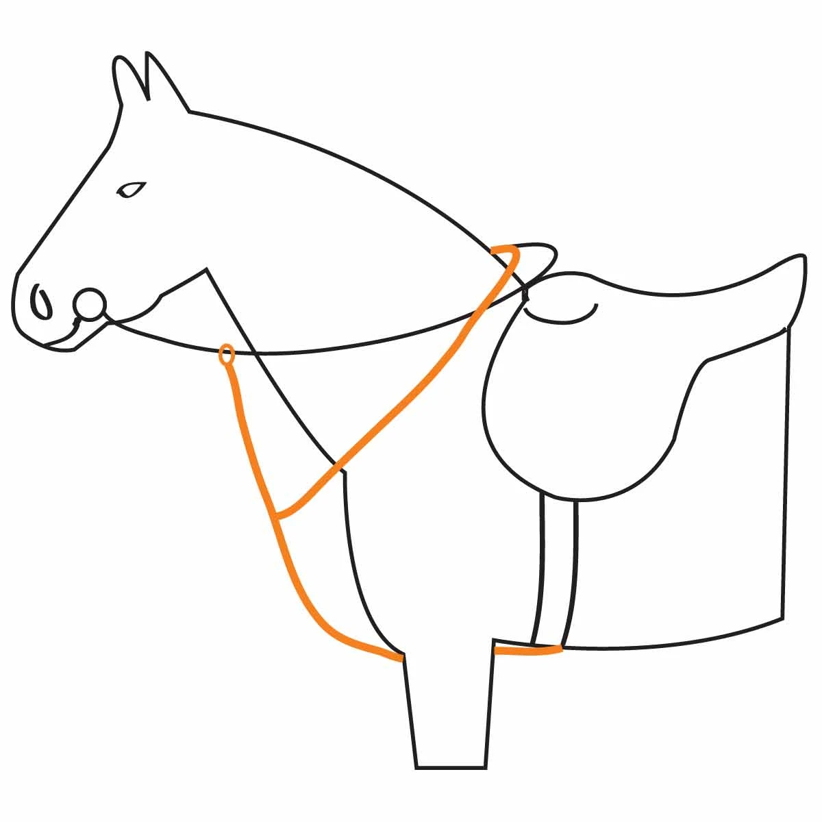 Martingaal Epplejeck Zwart - Afbeelding 2