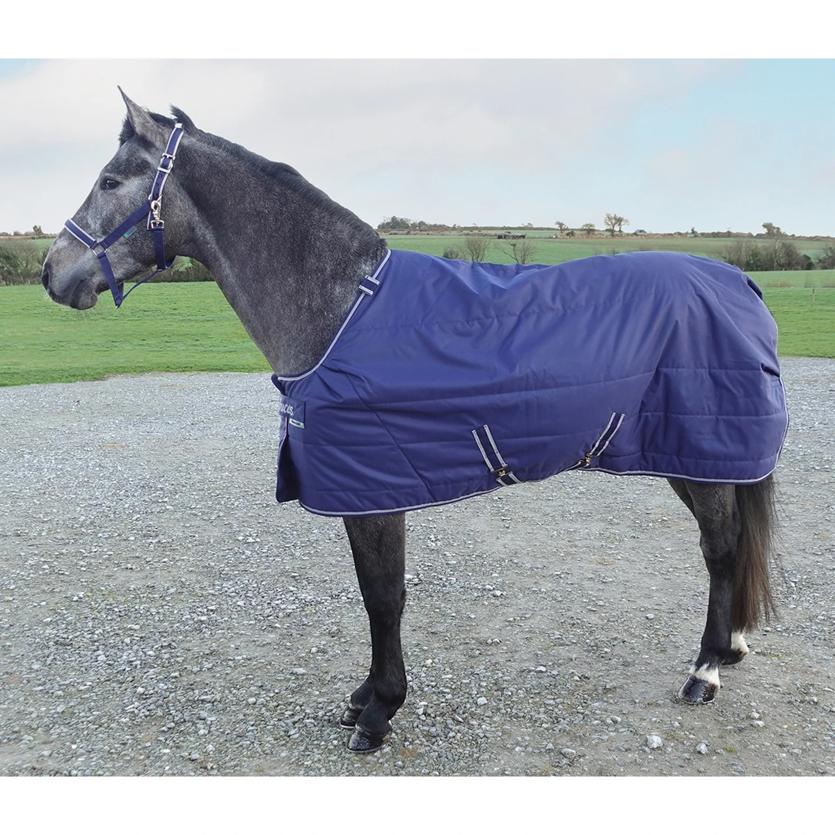 Onderdeken Bucas Quilt Silk Feel 150gr Donkerblauw - Afbeelding 4