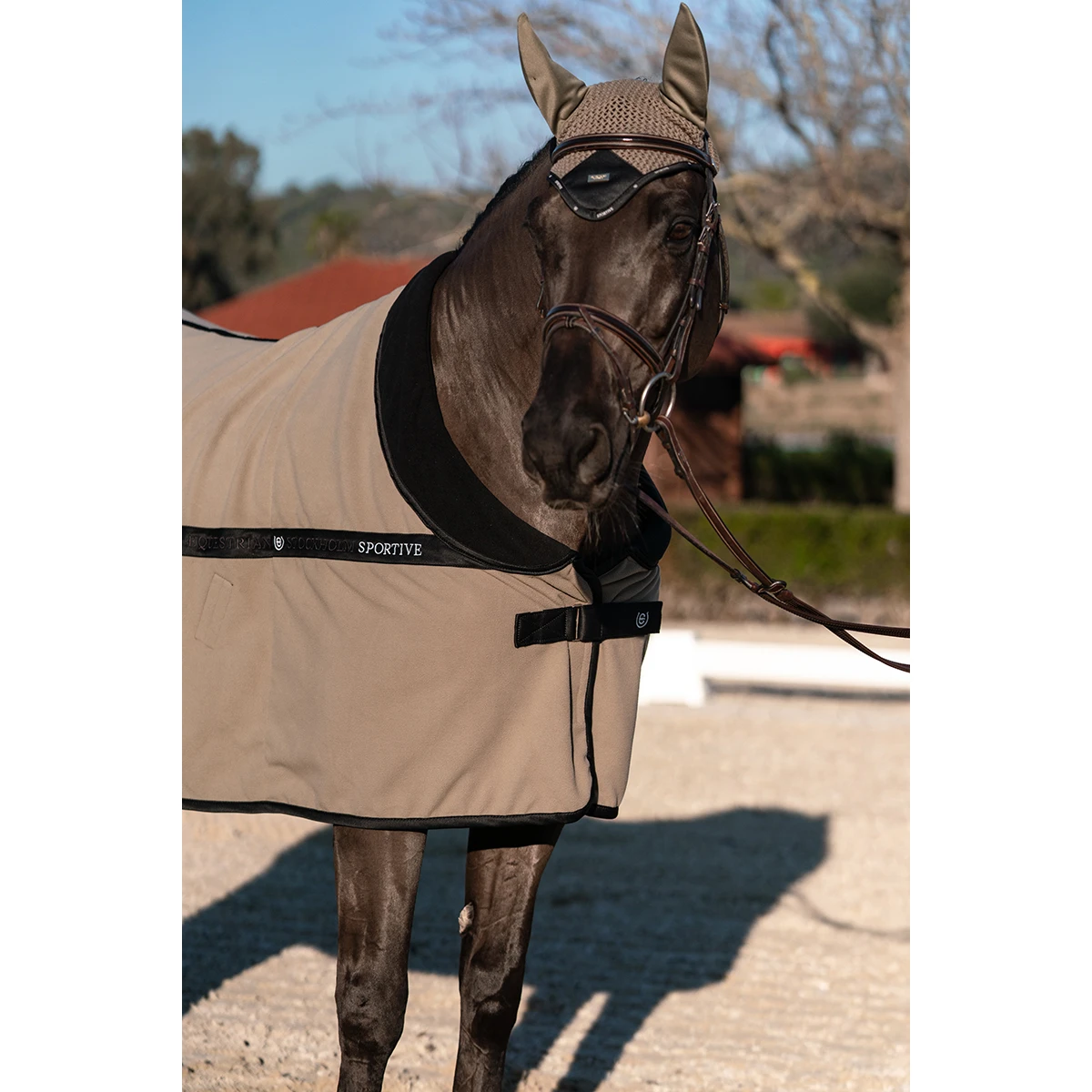 Oornetje Equestrian Stockholm Chantelle Lichtbruin - Afbeelding 2