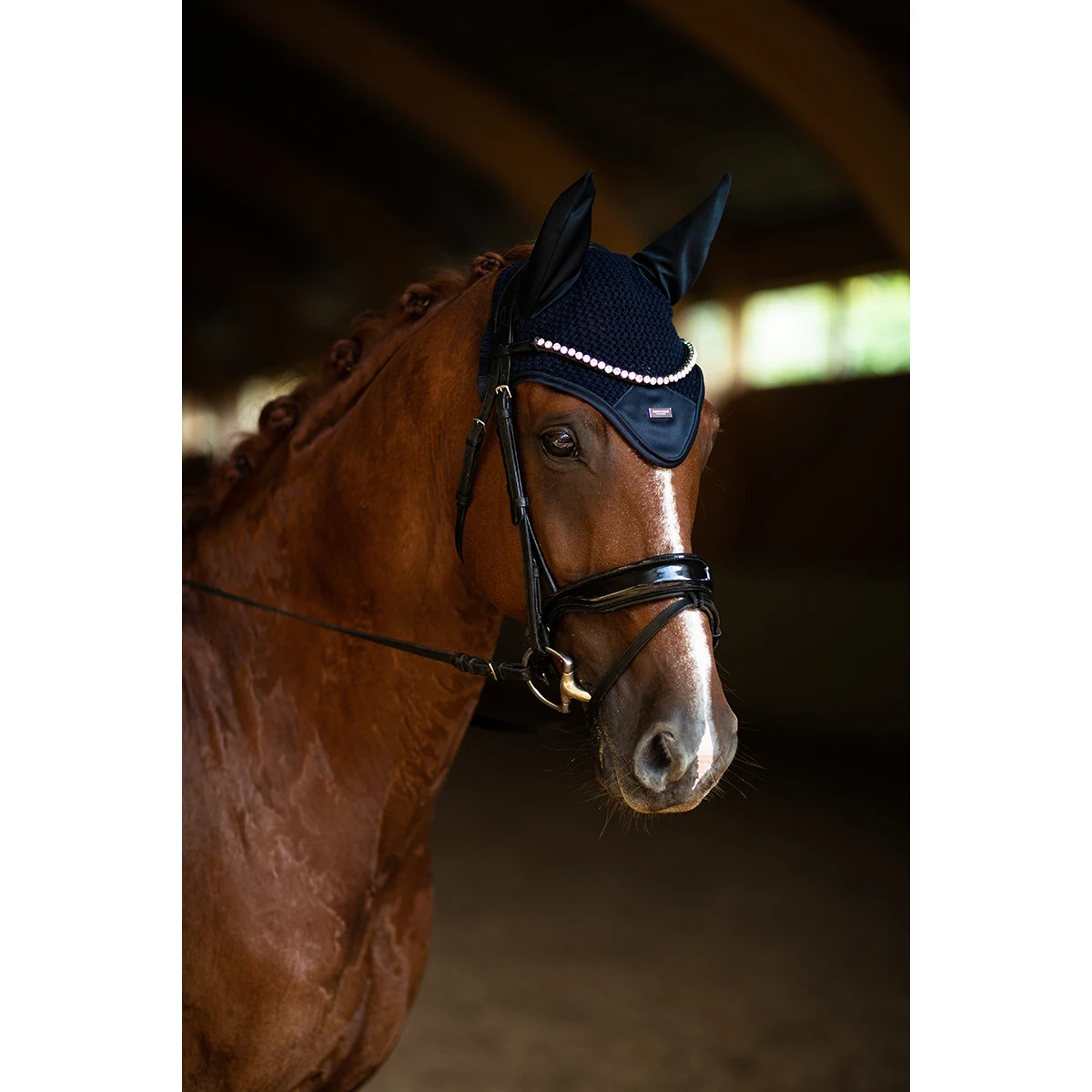Oornetje Equestrian Stockholm Modern Tech Navy Donkerblauw - Afbeelding 2