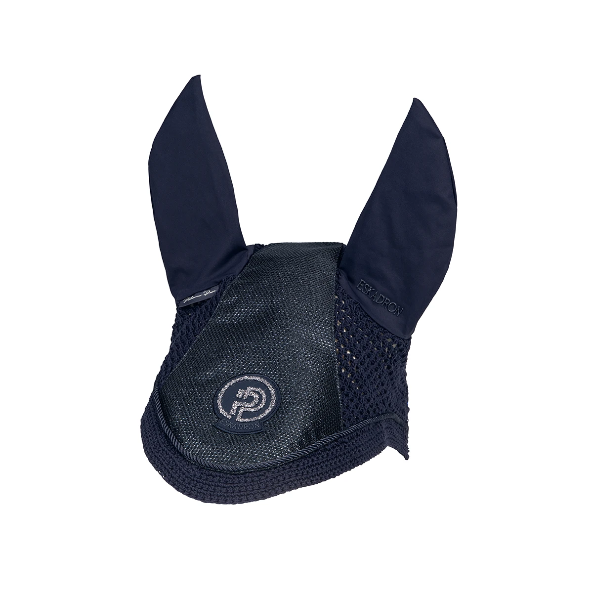 Oornetje Eskadron Platinum Pure Glitter Mesh Blauw