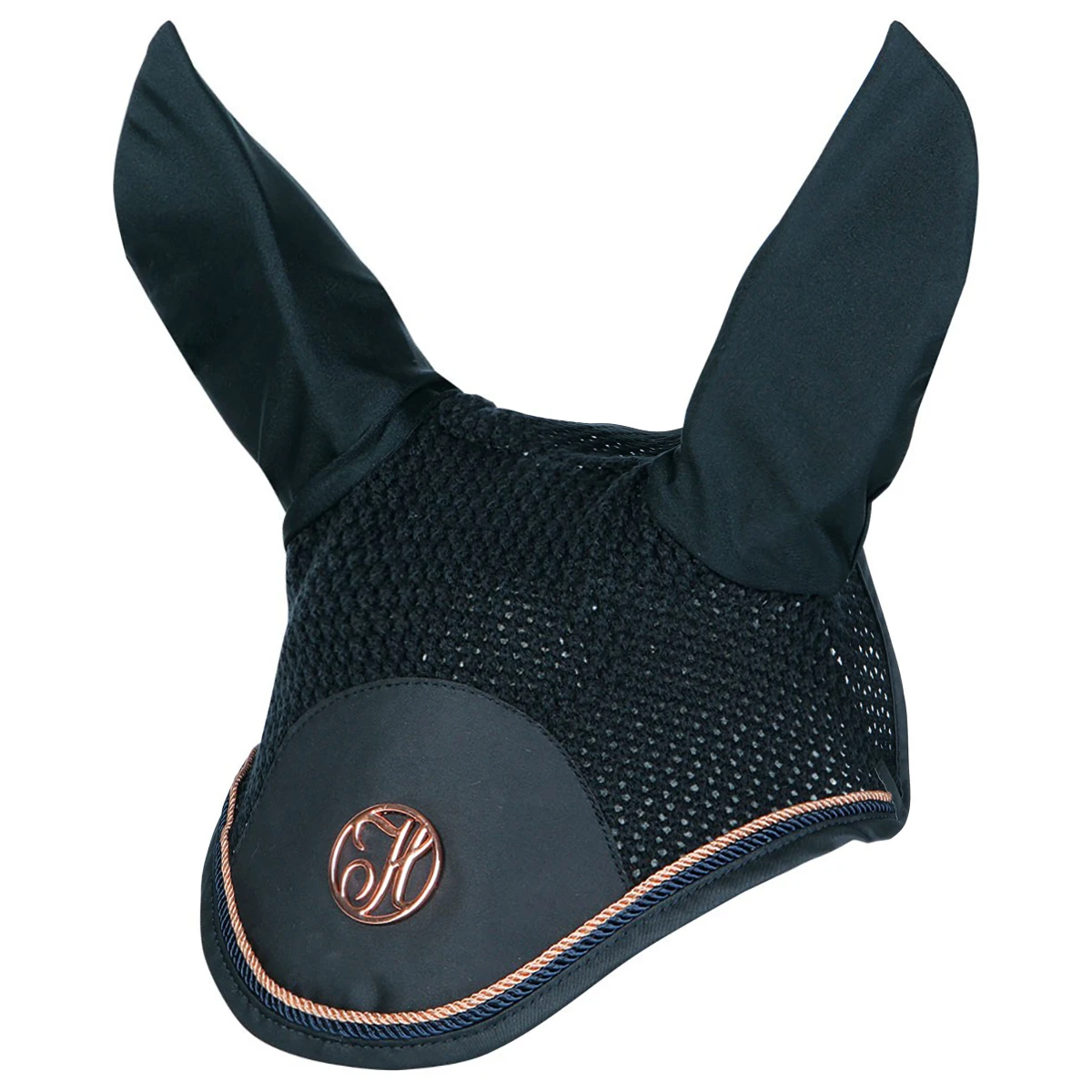 Oornetje Harry's Horse Badge Rosegold Donkerblauw