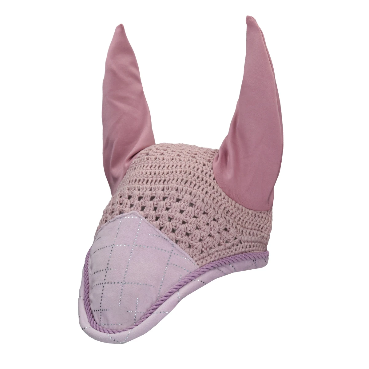 Oornetje Horsegear HGVelvet Dot Lichtpaars